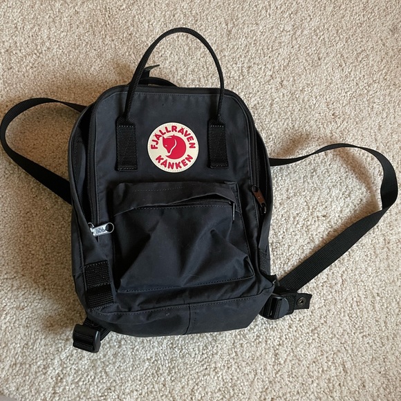 Fjallraven Handbags - Fjallraven Kanken Mini Black Backpack